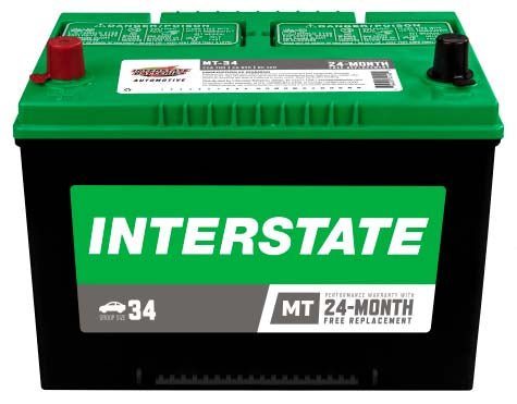Batería Interstate MT-34-IN / 18 MESES DE GARANTIA AL 100%