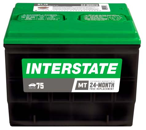 Batería Interstate MT-75-IN / 18 MESES DE GARANTIA AL 100%
