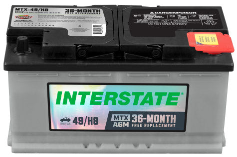 Batería Interstate AGM MTX-49/H8-IN / 24 MESES DE GARANTIA AL 100%