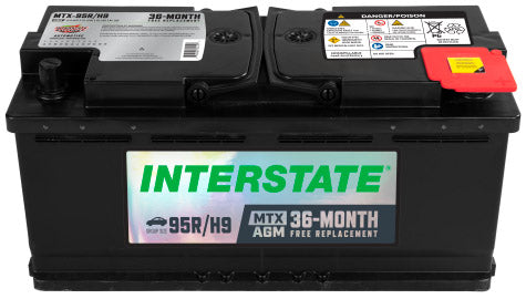 Batería Interstate AGM MTX-95R/H9-IN / 24 MESES DE GARANTIA AL 100%