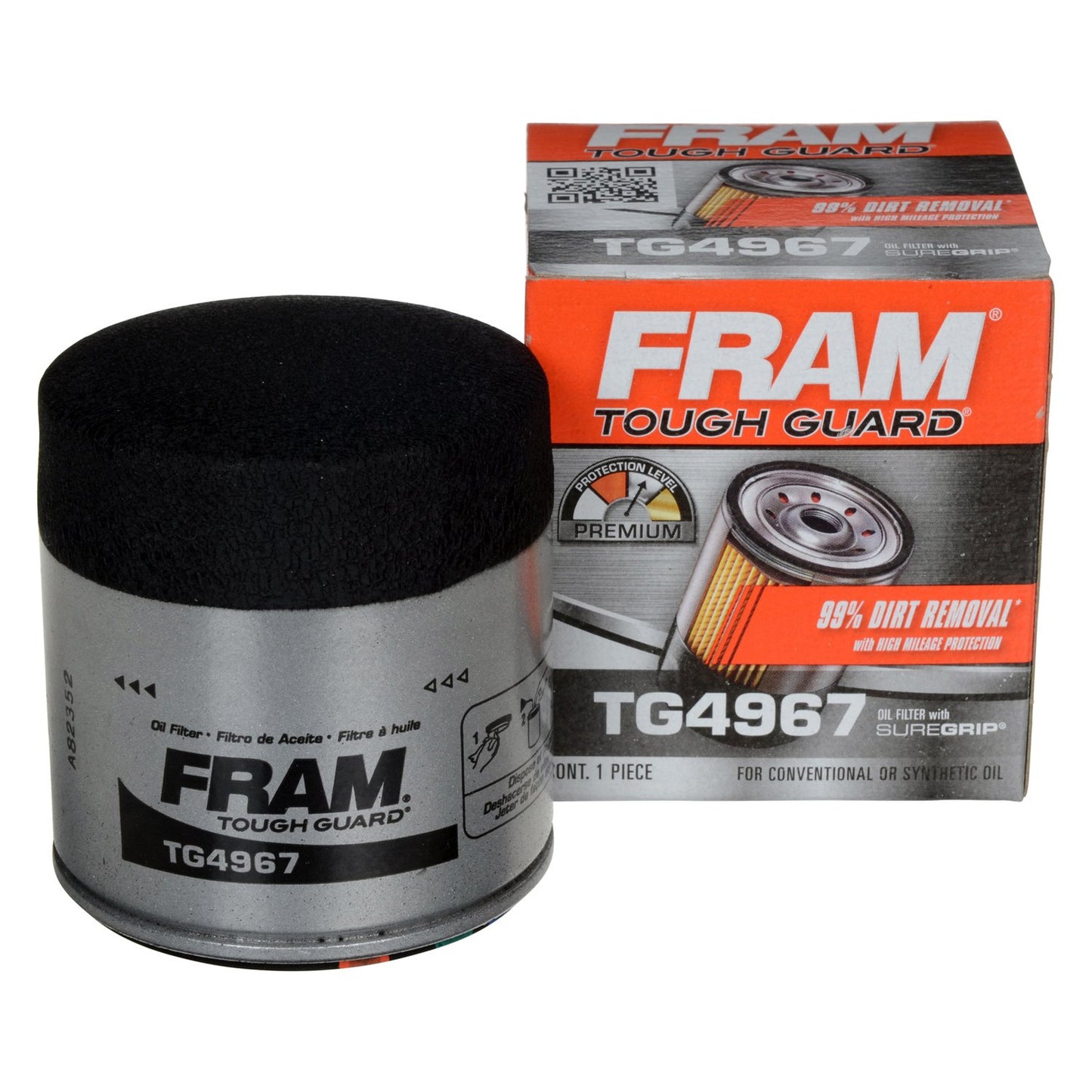 TG-4967 FILTRO ACEITE FRAM TOUGH GUARD PH2840