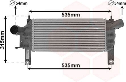 INTERCOOLER NISSAN NAVARA D40 YD25DDTI / PATHFINDER R51 2.5L